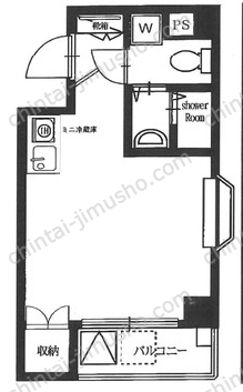 M2KステージⅢ2階の間取図