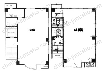 長谷川ビル一括の間取図