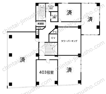 大同ビルの間取図