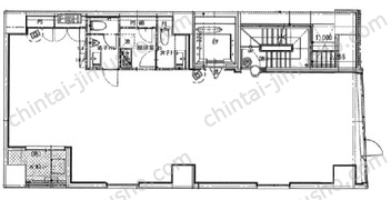 東京NSビル4Fの間取図