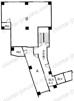 ハセガワビルの間取図