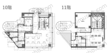 NOVEL WORK Gotandaの間取図