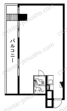 グローリア宮益坂Ⅲの間取図