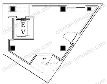 THE CITY 九段下の間取図