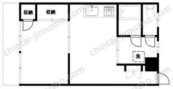西大久保イレブン3階の間取図