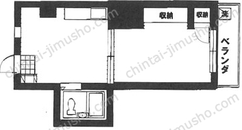古谷マンションの間取図