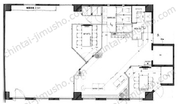 THE GATE 茅場町の間取図