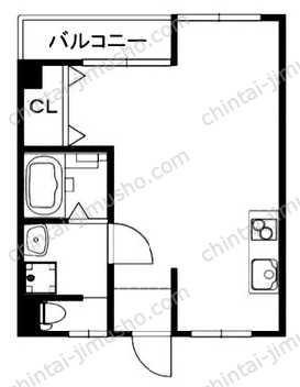ブリックコーポ1Fの間取図