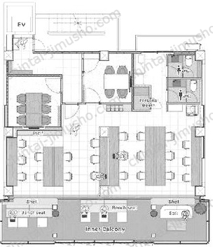 コエル渋谷イースト4Fの間取図
