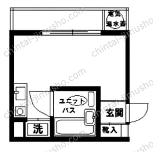 後楽園ビューハイツ5階の間取図