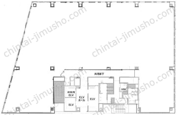 日本橋本町M-SQUARE10階の間取図