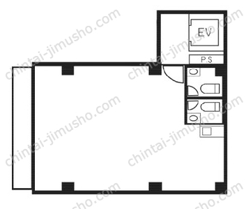 香取ビルアネックス6階の間取図