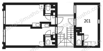 プラチナフォルム上野秋葉原Ⅱ2階の間取図