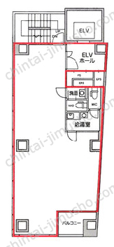 麹町トーセイビルの間取図