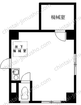荒井マンション1階の間取図
