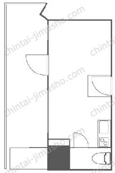 ライオンズミレス蔵前1階の間取図