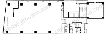 第一大宮ビル2階の間取図