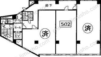 天翔大塚駅前ビル／天翔オフィス大塚の間取図