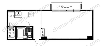 ライオンズマンション台町4階の間取図