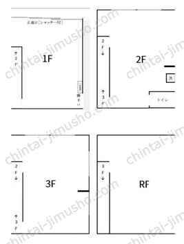 十条島村ビル一棟の間取図