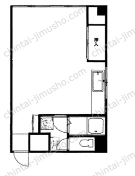 西大久保イレブン1階の間取図