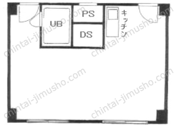 赤坂レジデンシャルホテル8階の間取図