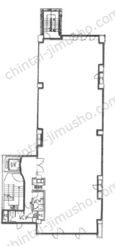 井門九段北ビル2階の間取図