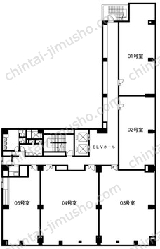 新横浜アーバンスクエア7Fの間取図