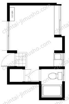 コーポケイ1Fの間取図