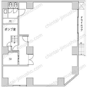 セラヴィ五反田ビルB1階の間取図