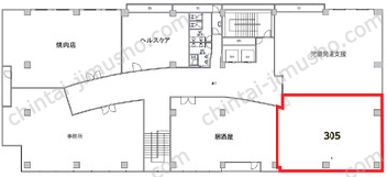 和紅ビル3Fの間取図