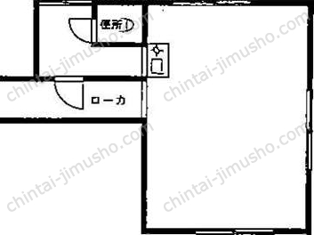 東都ビル5階の間取図