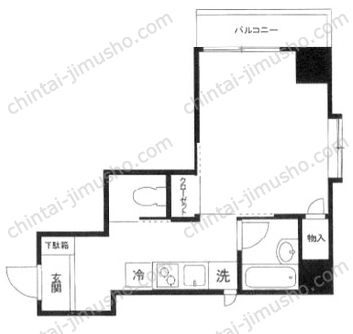 プリンセスコート東麻布の間取図