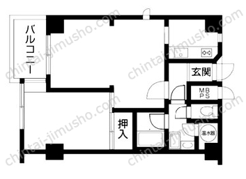 ニュー池袋ハイツ8階の間取図