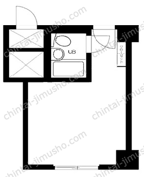赤坂レジデンシャルホテル5階の間取図
