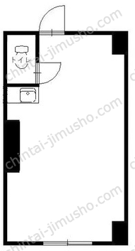 雷門永谷マンション2階の間取図