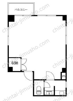 三興ビル2階の間取図