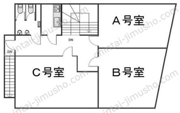 グレイスフル中原町2階の間取図