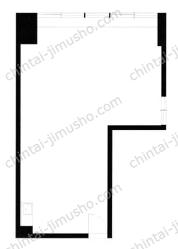 秋葉原再開発ビル6階の間取図