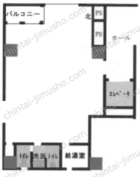 岩田光建ビル3階の間取図
