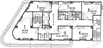 アイオス五反田ビルの間取図