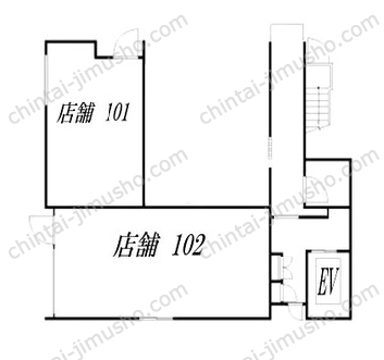 小田三ビルの間取図