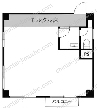 小倉ビル5階の間取図
