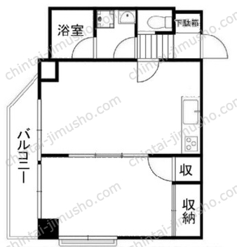 シェモワロワイヤルの間取図