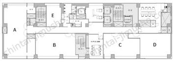 新宿ワシントンホテルアネックスの間取図