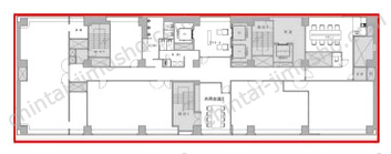 新宿ワシントンホテルアネックスの間取図