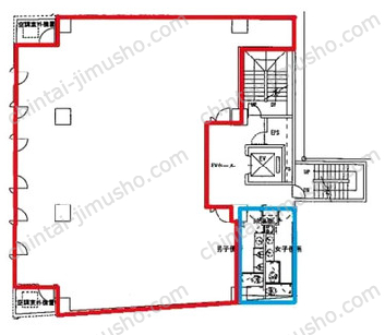Aフロント田町ビルの間取図