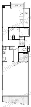 ISM／イズム2階の間取図