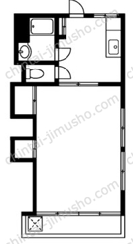 藤山レジデンス4階の間取図