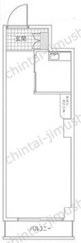 DIKマンション新橋の間取図